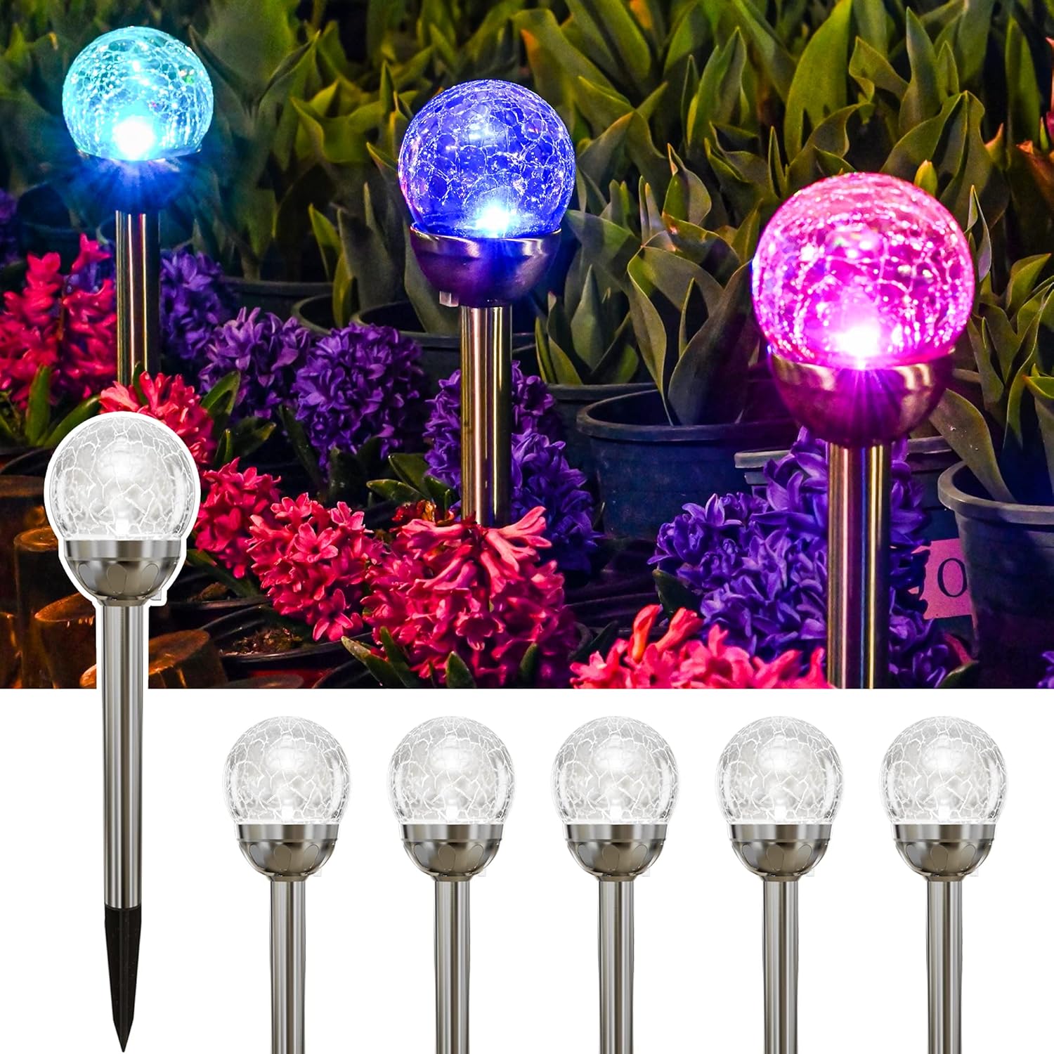 GIGALUMI Solar Lights Outdoor for Stunning Garden Ambiance