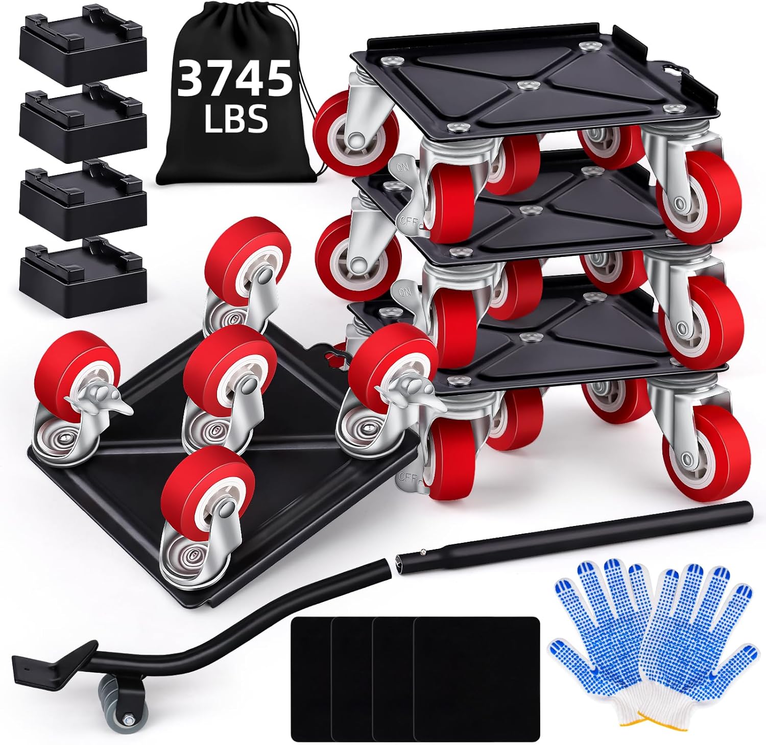 Heavy Furniture Movers with 5 Wheels for Easy Furniture Moving