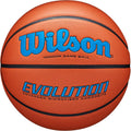 WILSON Evolution Indoor Game Basketball - Soft Feel, Royal Blue