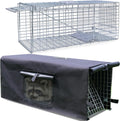 Live Animal Trap Cage Cover 32 in - Humane, Windproof Trap Cover