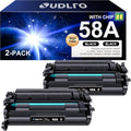 SUDLTO 58A CF258A Compatible Toner Cartridge 2-Pack - High Yield Black