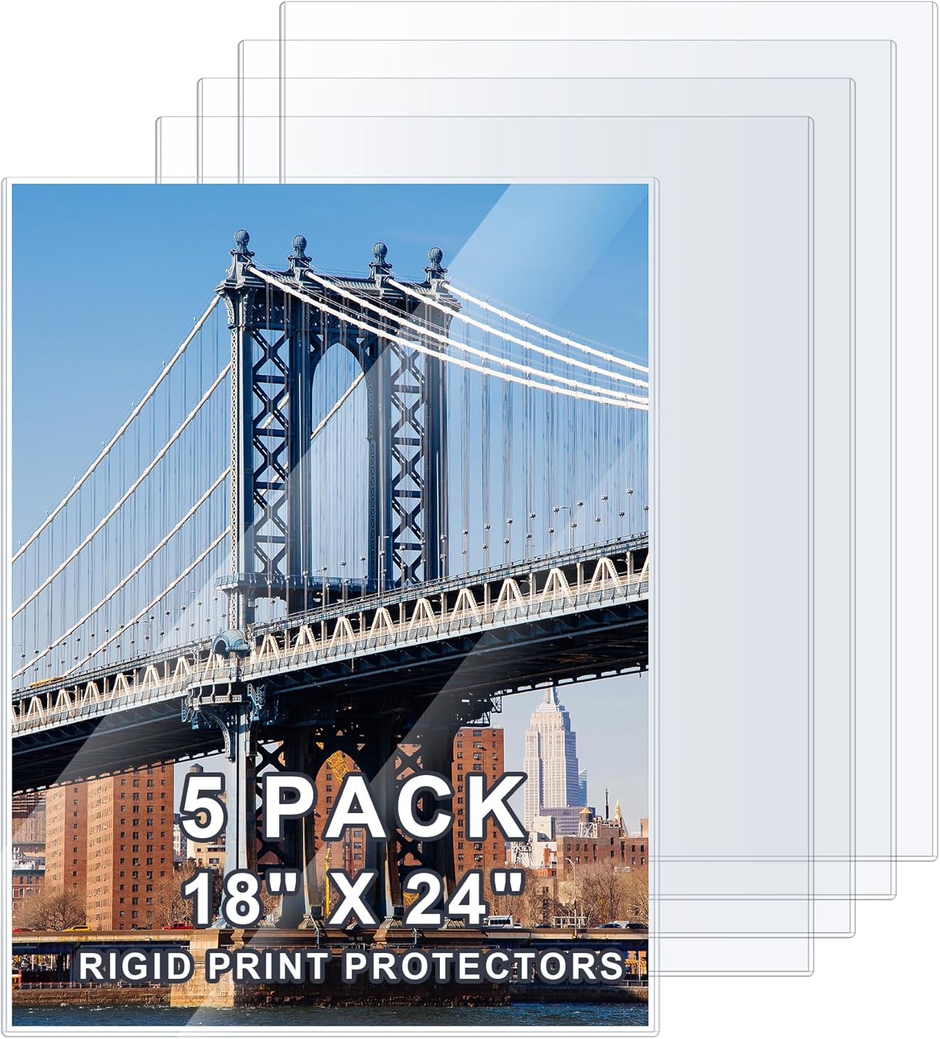 18 x 24 Rigid Print Protectors for Photos and Documents