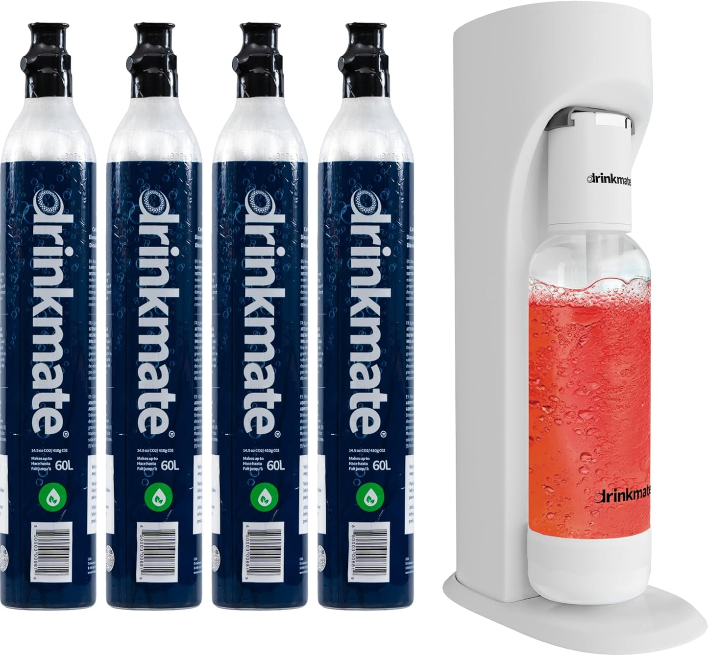 Sparkle Any Drink with Drinkmate OmniFizz CO2 Bundle