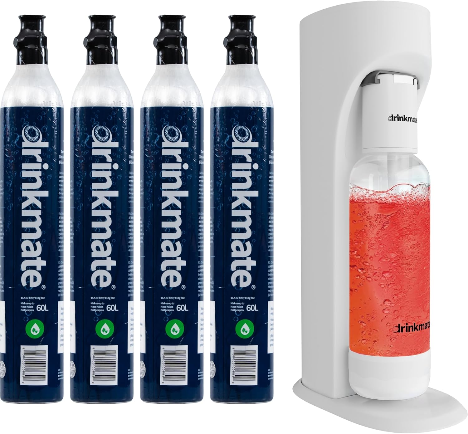 Sparkle Any Drink with Drinkmate OmniFizz CO2 Bundle