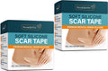 NUVADERMIS Silicone Scar Tape for Surgical Scars - Extra Long Roll