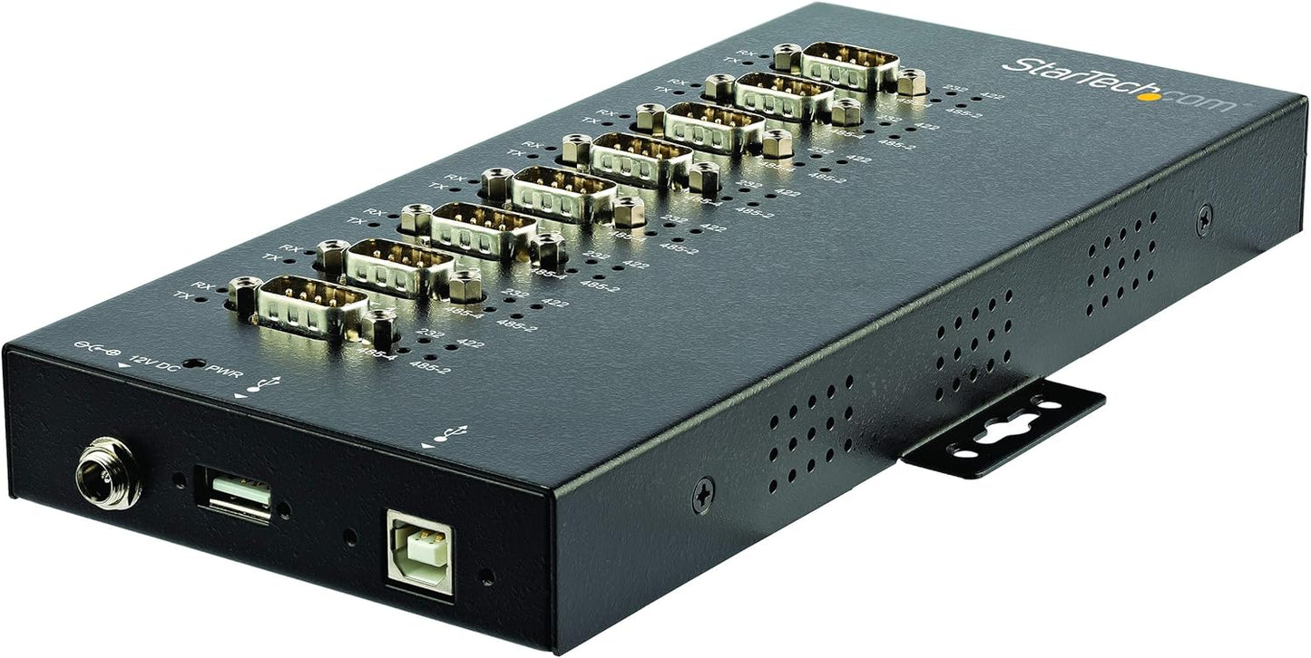 StarTech.com 8 Port Serial Hub USB to RS232/RS485/RS422 Adapter