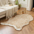 MIULEE 3x5 Feet Faux Fur Sheepskin Rug for Luxury Comfort