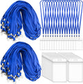 400 Pack Neck Lanyard Bulk with ID Card Holder Lanyards for ID Badges