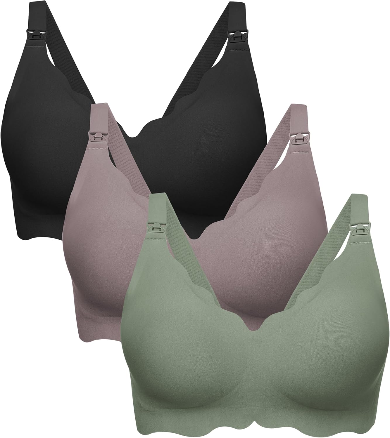 Ultra Comfort Nursing Bras for Breastfeeding by Angelhood