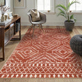 Wonnitar Moroccan 5x7 Area Rug - Soft Washable Bohemian Accent