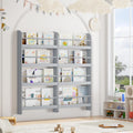 Kids Bookshelf Organizer Set of 2 for Toys and Books Storage