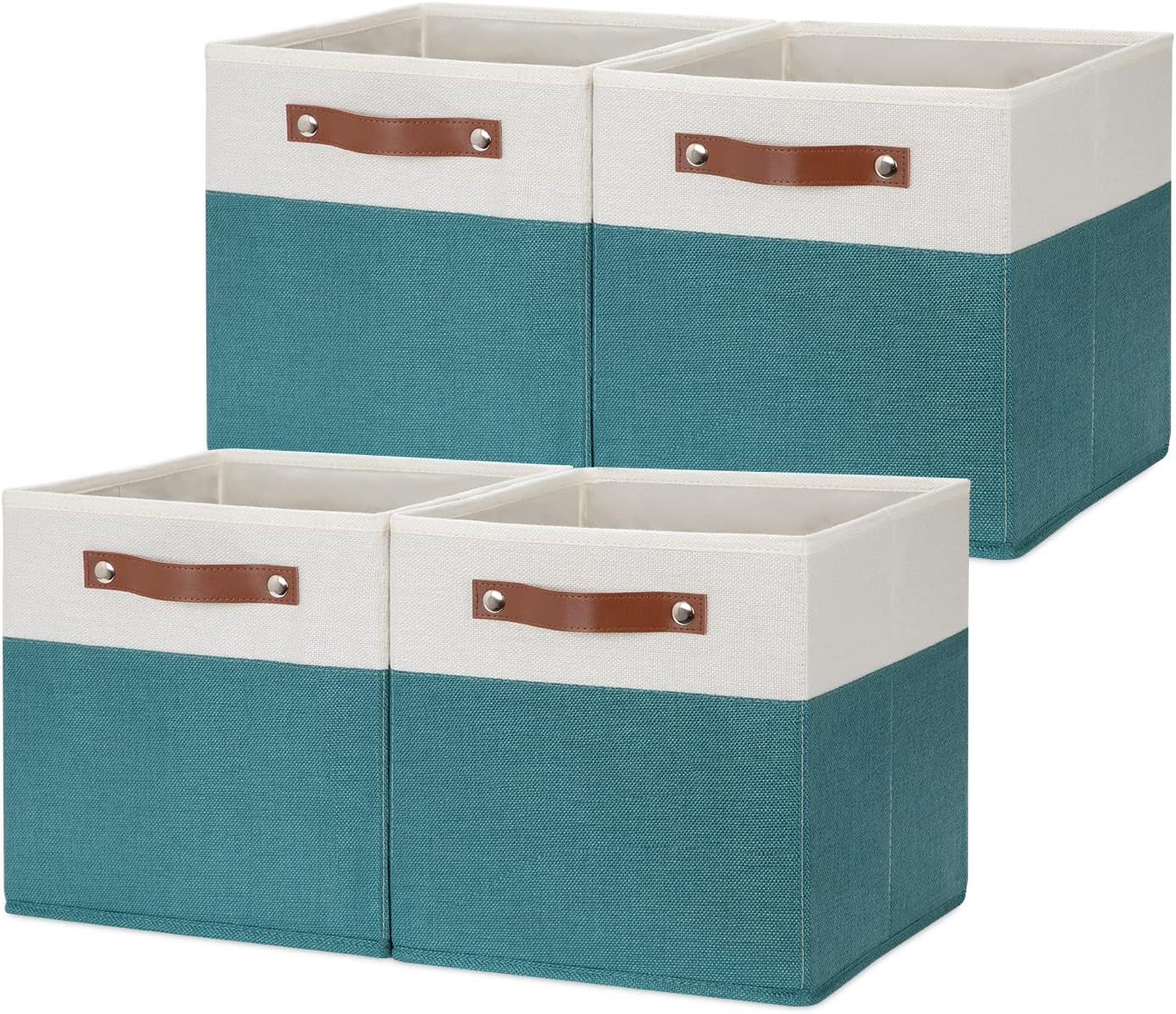 HNZIGE Fabric Storage Cube Bins for Organizing Your Space