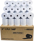 3ft x 165ft 1 Ply Bond Receipt Paper Rolls (40 Rolls) - Reliable POS