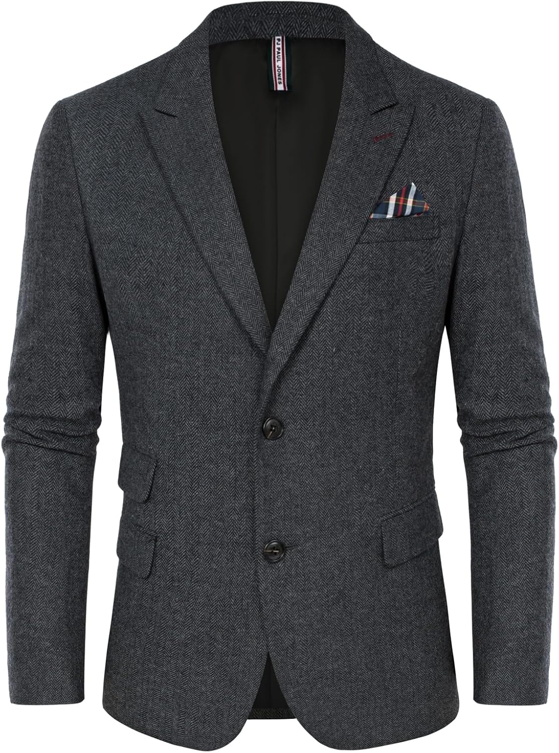 Stylish Herringbone Tweed Blazer for Men by PJ PAUL JONES