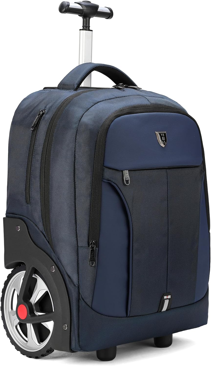 Rolling Backpack with Wheels for Business and Travel Needs