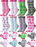 Women's Golf Theme Crew Socks - Novelty Gift for Golfers!