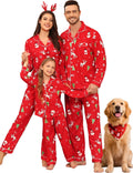 SWOMOG Matching Family Christmas Pajamas Set for Couples and Kids