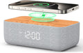 REACHER 15W Fast Magnetic Wireless Charging Alarm Clock - Sleep