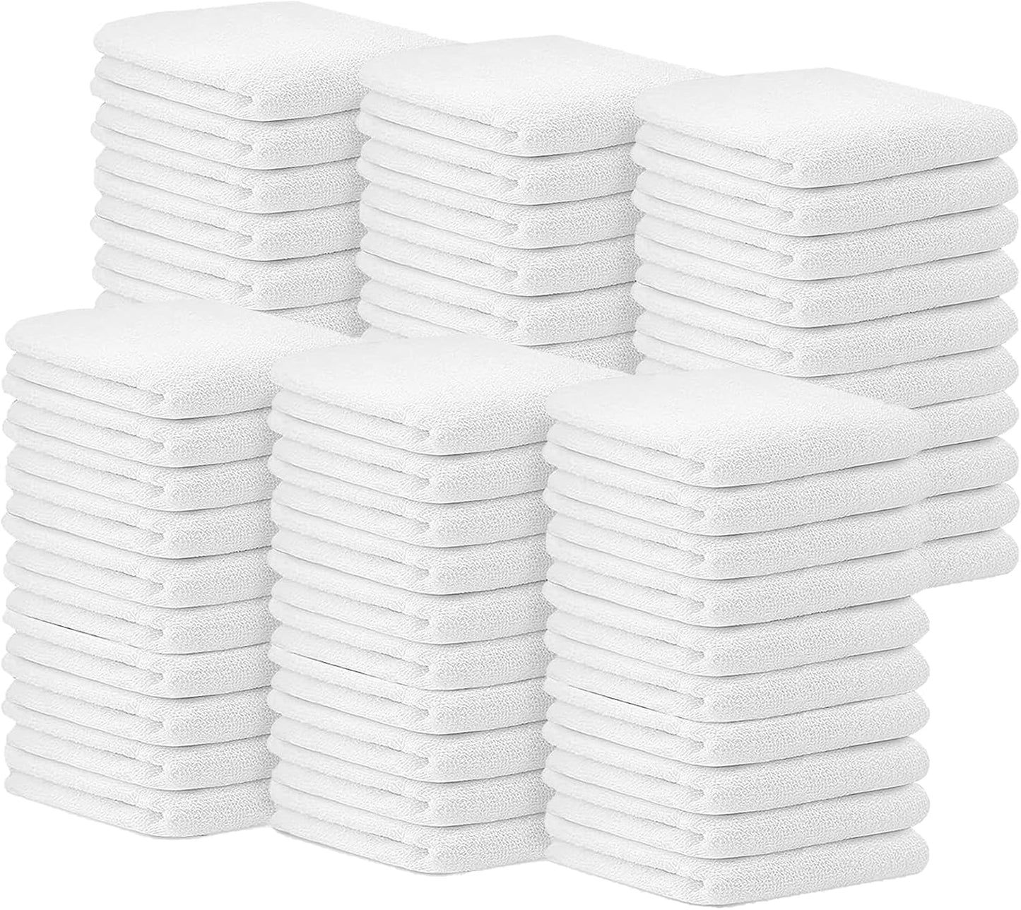 Avalon Towels Terry Bar Mop Towels - Value Pack of 60 Rags