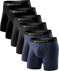 Mens Underwear Merino Wool Boxer Briefs 6 Pack - Breathable Comfort