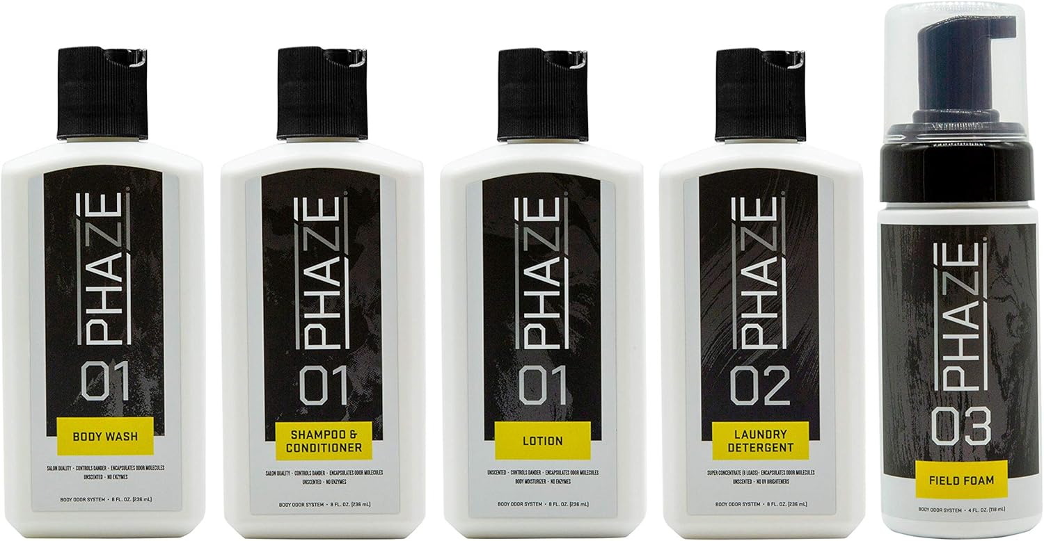 PhaZe Body Odor System for Deer Hunters - Ultimate Scent Control
