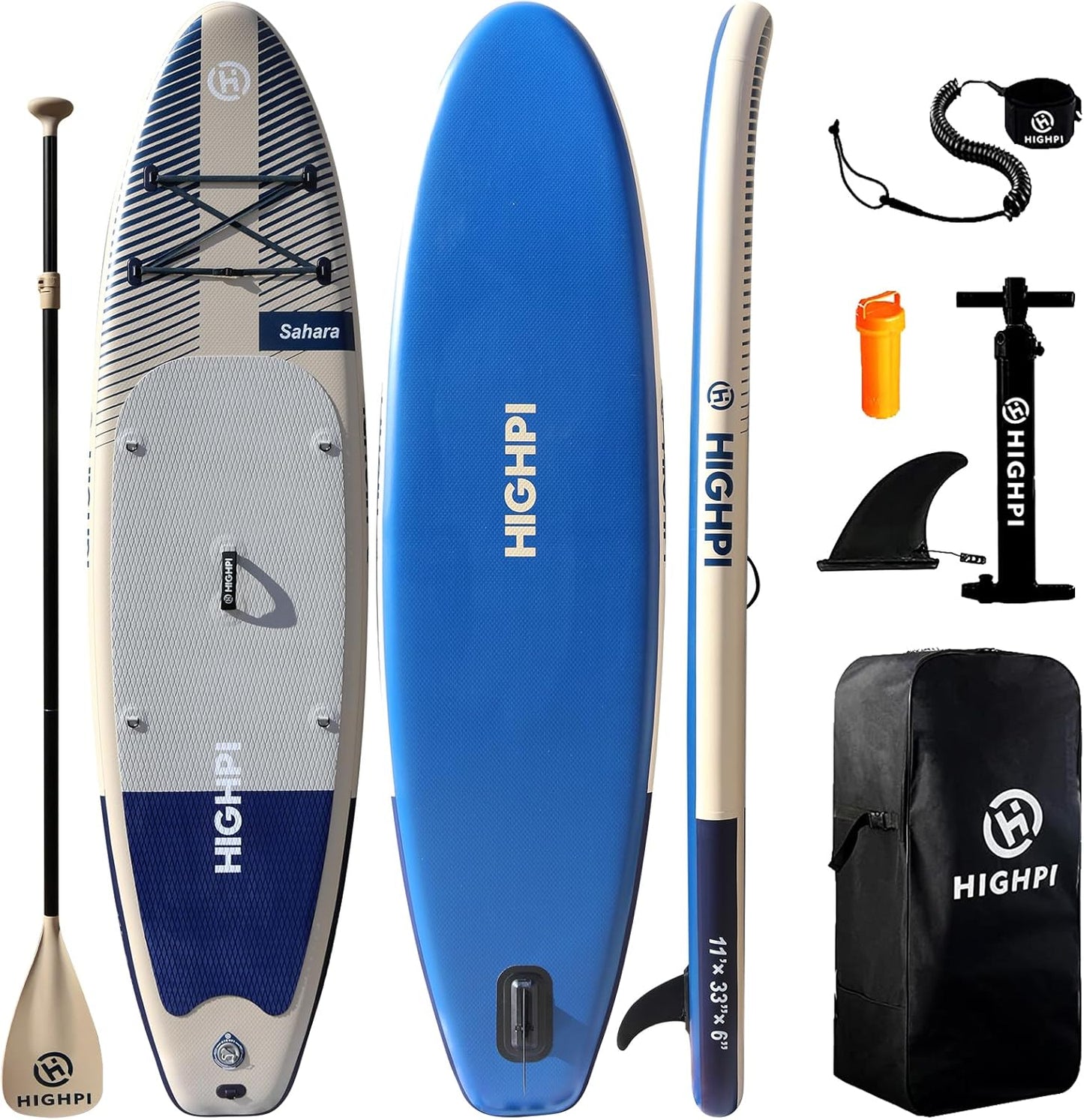 Highpi Inflatable Stand Up Paddle Board for Youth and Adults