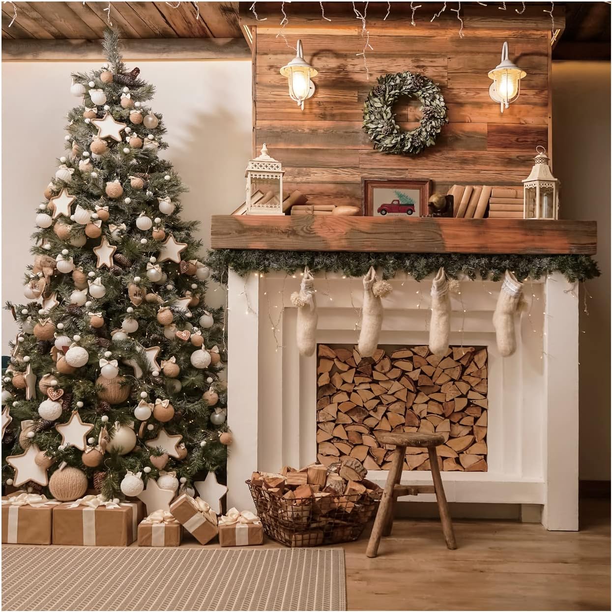 10x10ft Christmas Theme Backdrop for Holiday Photography Fun