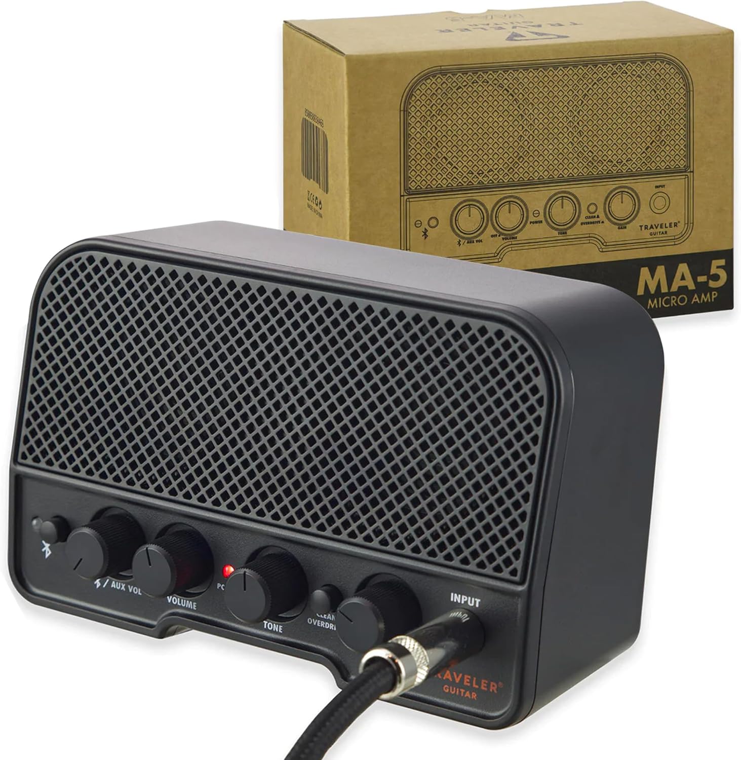 Portable 5W Guitar Amp with Bluetooth - Traveler Guitar