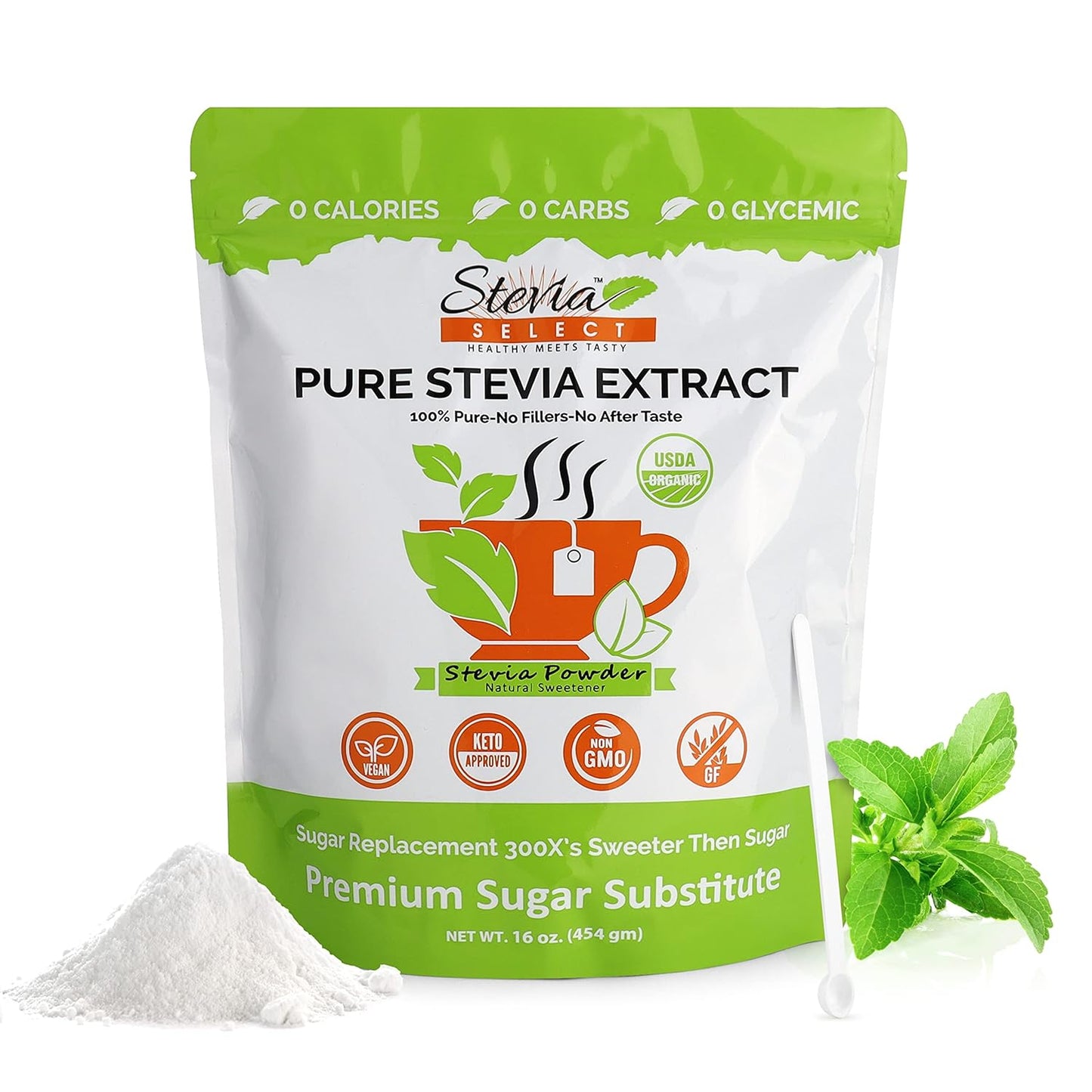 Stevia Select Organic Stevia Powder for Healthy Sweetening