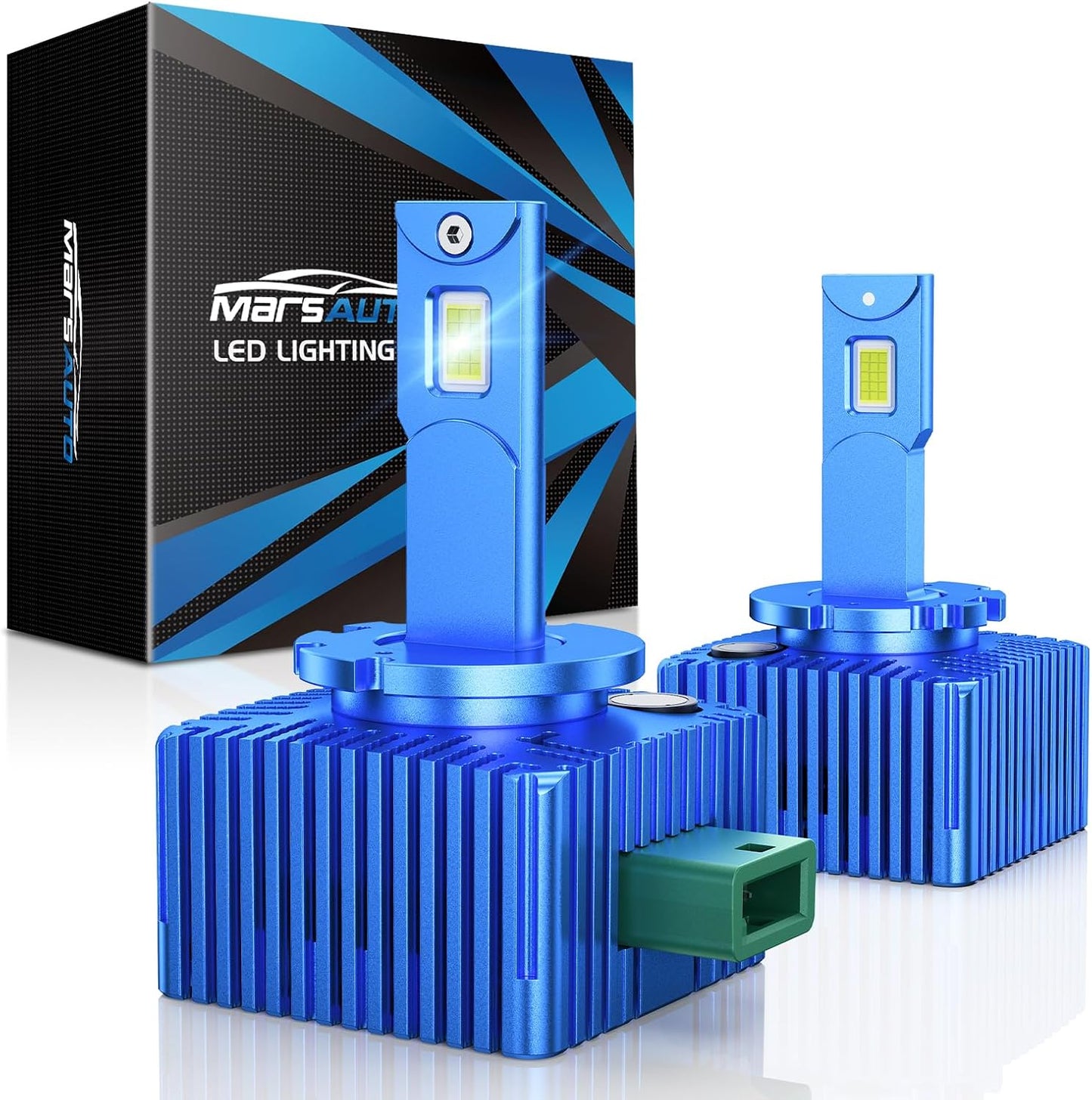 Marsauto D3S LED Bulbs for HID Assembly - Bright Night Vision