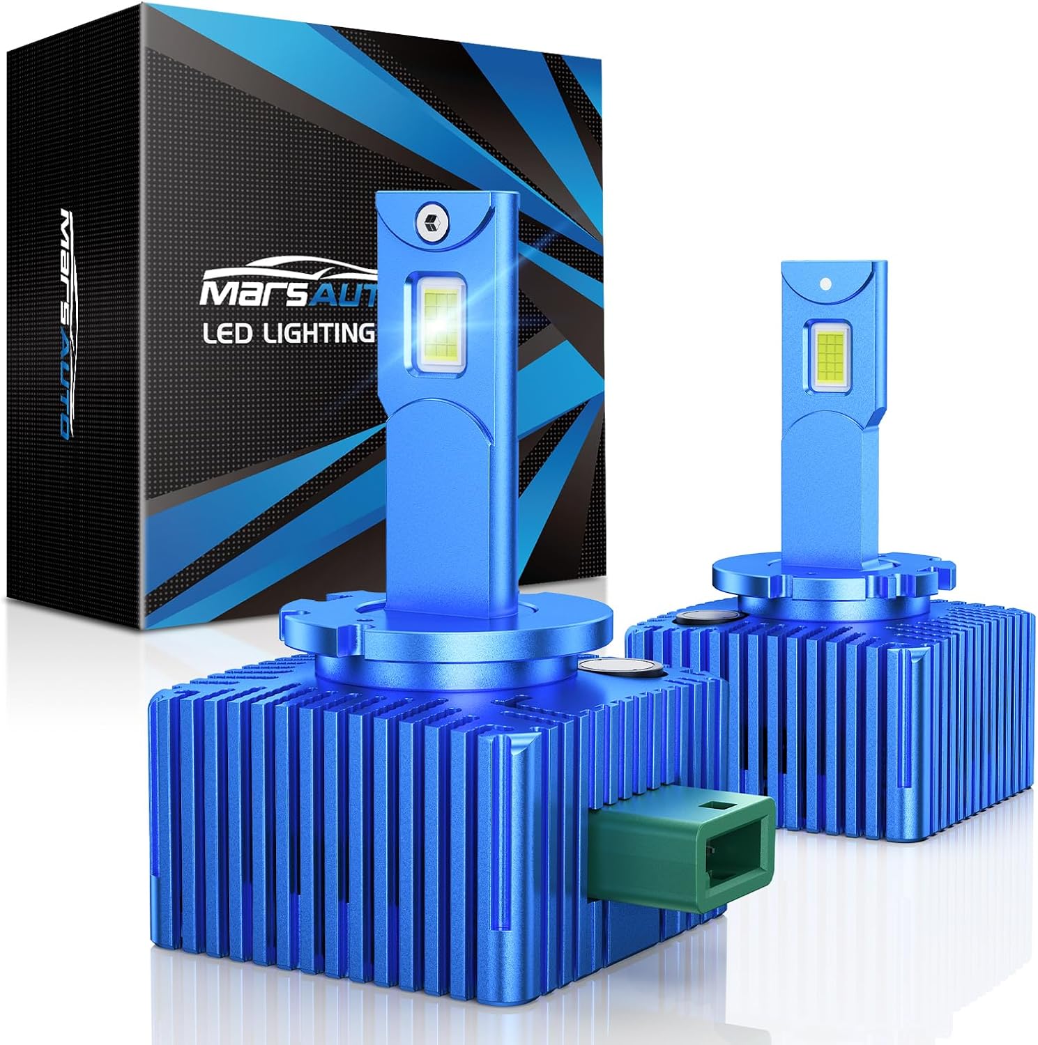 Marsauto D3S LED Bulbs for HID Assembly - Bright Night Vision