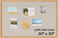 Fun Memories Cork Board Bulletin Board for Office & Home Use
