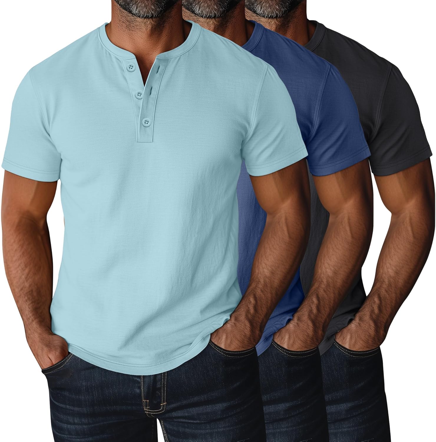 Ficerd Men's Big and Tall Shirts for Casual Comfort and Style