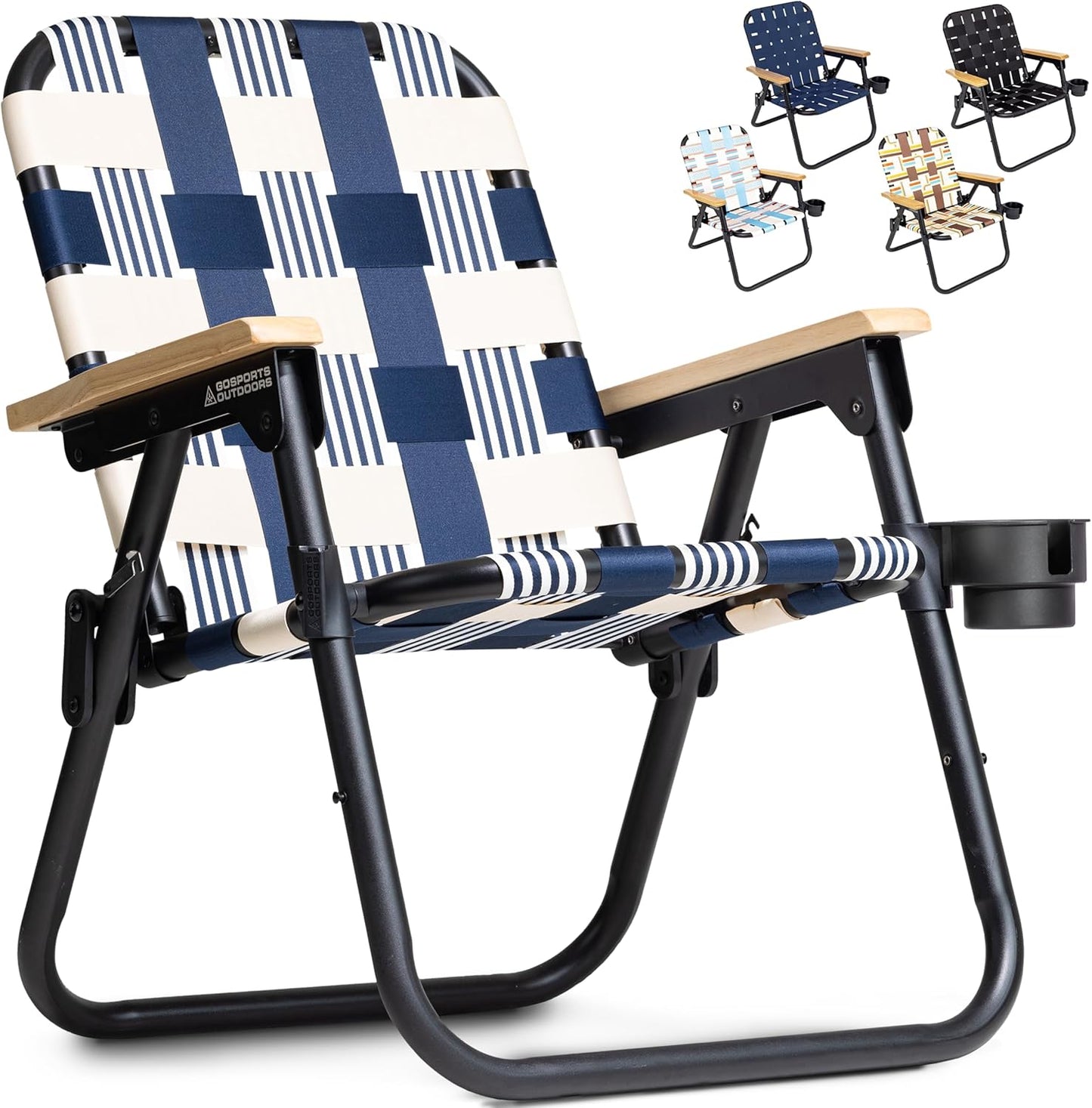 GoSports WOVN Beach Backpack Chair - Premium Style!