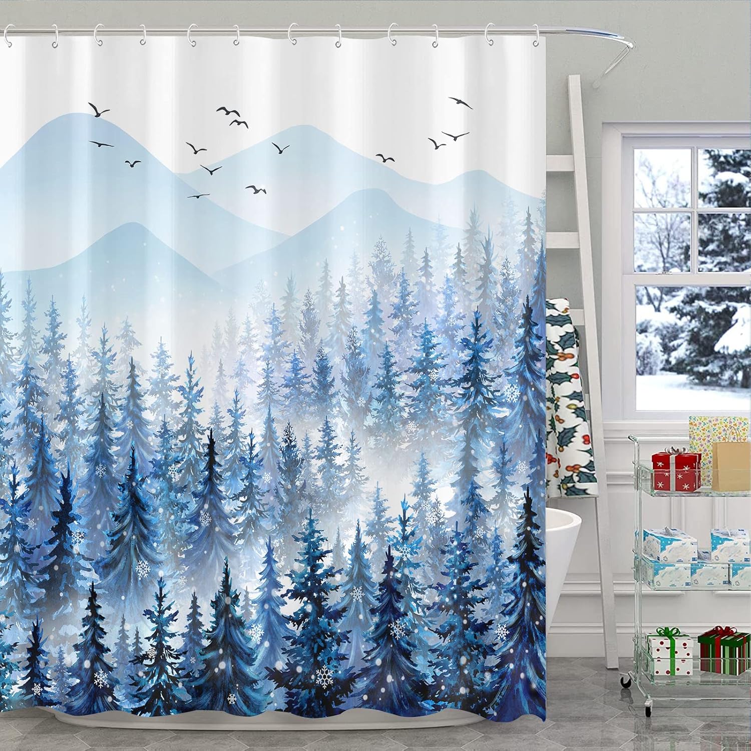 Winter Wonderland Shower Curtain Set