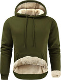 Men's Cotton Fleece Pullover Hoodie with Kangaroo Pocket - Cozy Fit