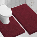 Smiry Bathroom Rugs Set 2 Piece U-Shaped Toilet Rug Set - Soft