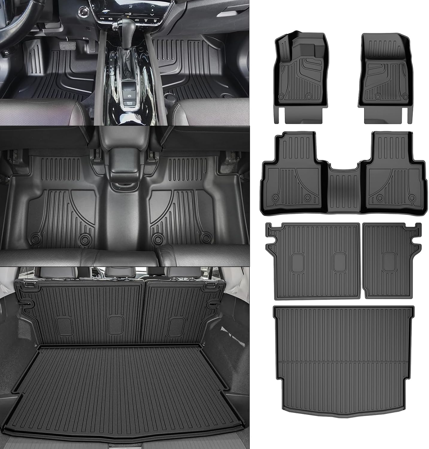 Custom Fit Floor Mats Full Set for Nissan Rogue 2021-2025