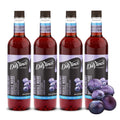 Sugar-Free Huckleberry Syrup 25.4 fl oz (Pack of 4) - Low Calorie