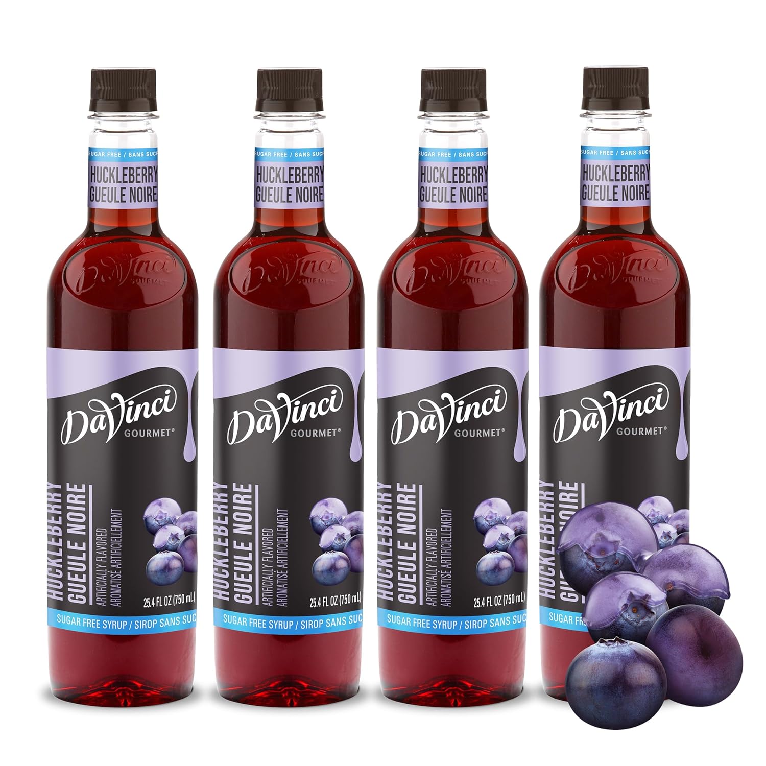 Sugar-Free Huckleberry Syrup for Delicious Beverages and Desserts