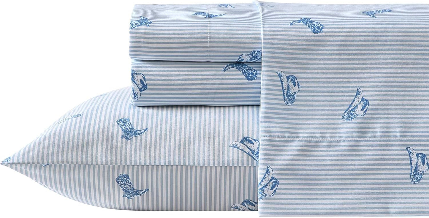 Wrangler Queen Size Sheet Set for Year Round Comfort and Style