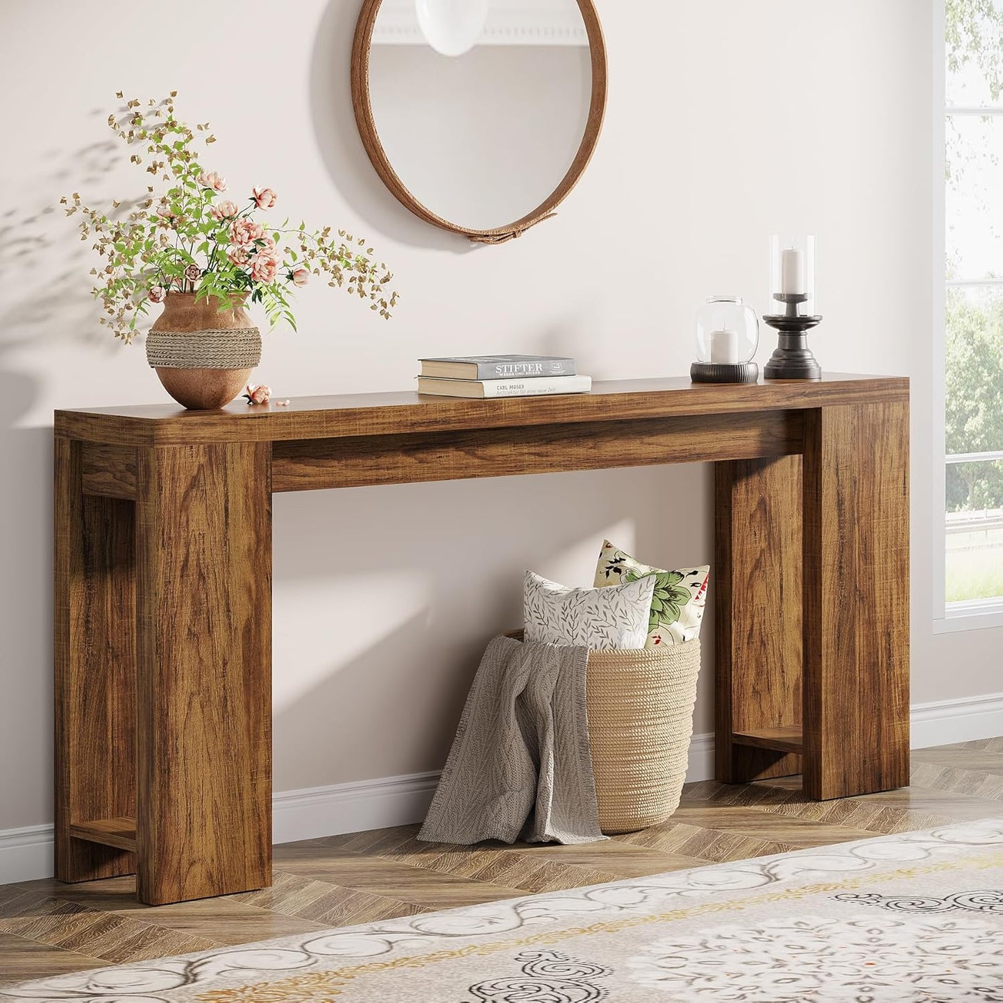 Tribesigns 70.9-Inch Extra Long Console Table for Living Room