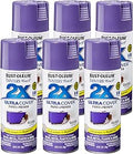Painter's Touch 2X Ultra Cover Spray Paint, Gloss Grape - 6 Pack
