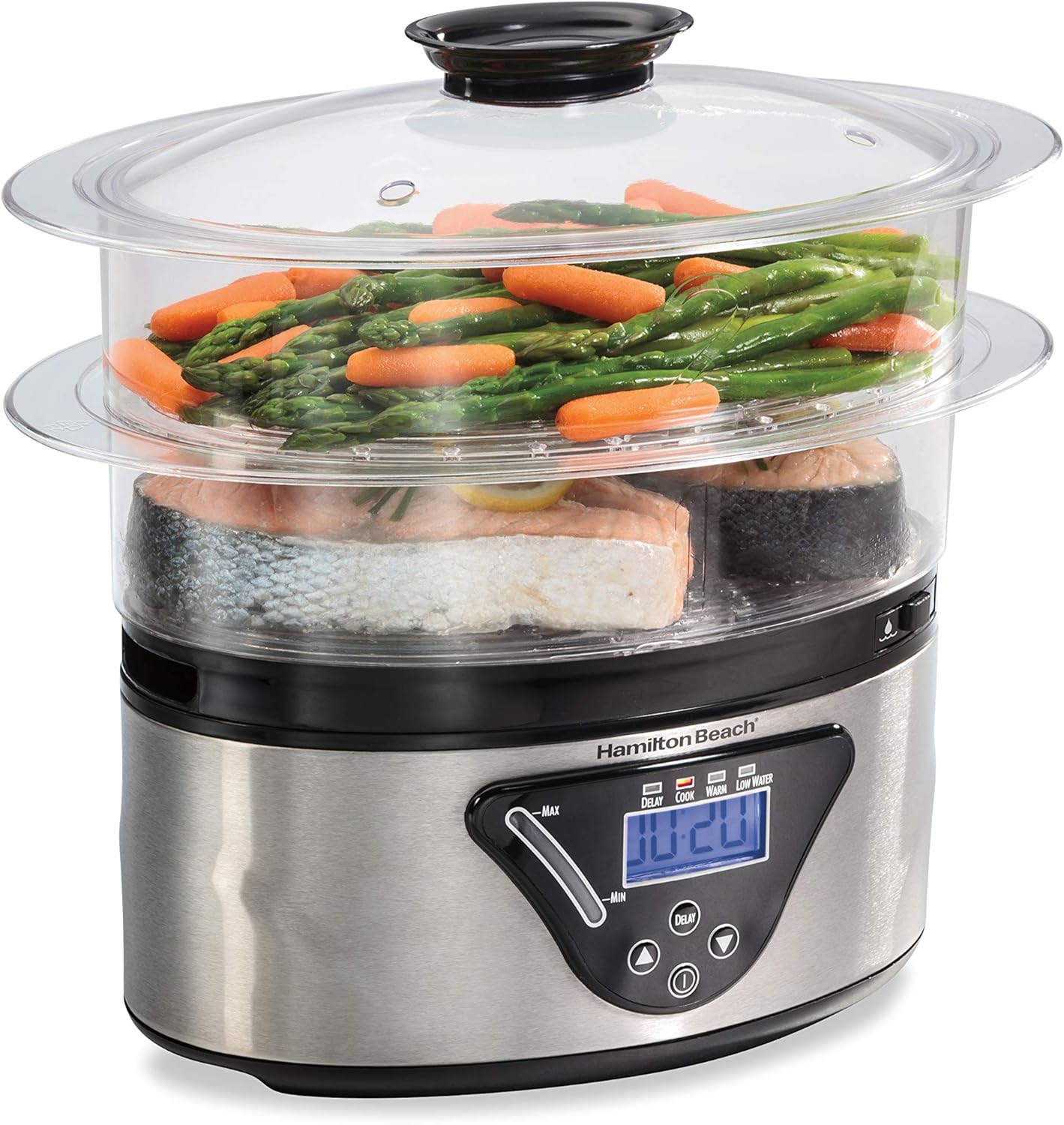 Hamilton Beach Digital Electric Food Steamer for Healthy Cooking