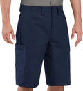 Red Kap Men's Shop Short - Durable Work Short with Stretch Waistband