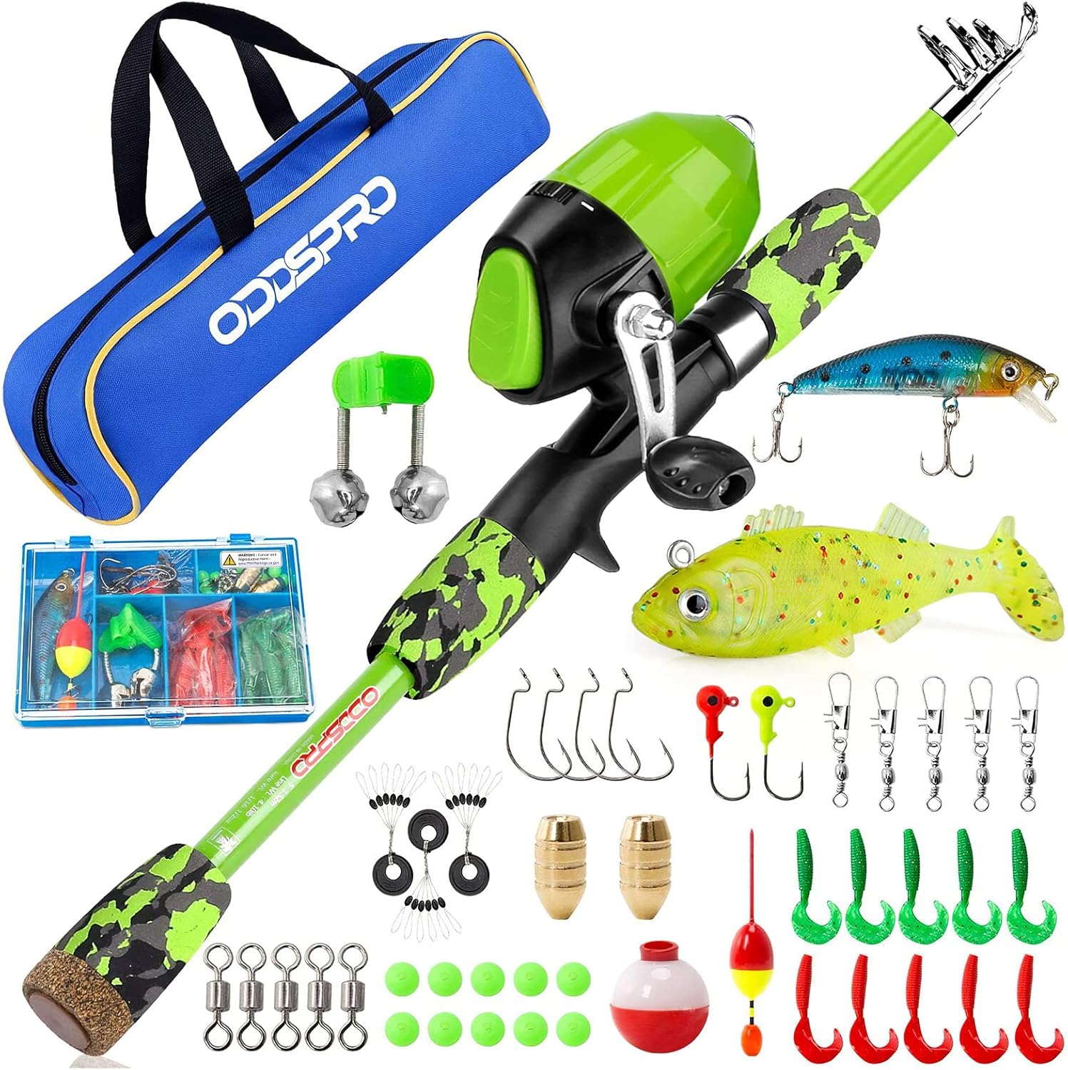 Compact Kids Pink Fishing Combo for Fun!