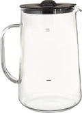 Capresso Ice Tea Glass Pitcher 80 oz - Clear Borosilicate Pitcher