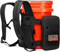 5 Gallon Bucket Backpack for Fishing and Outdoor Use - Comfortable