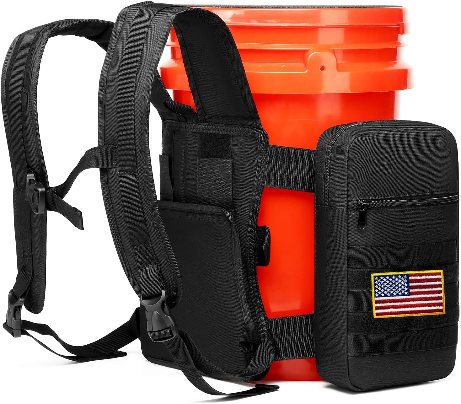 Versatile 5 Gallon Bucket Backpack by XINTREY - Ultimate Utility on the Go!