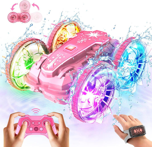 Amphibious Remote Control Car Boat for Kids Ages 6-12 Years